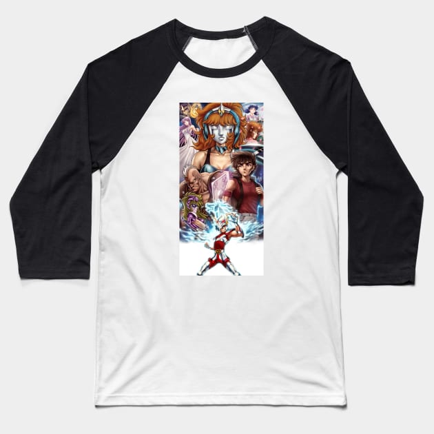 Pegasus Ryu Sei Ken Baseball T-Shirt by Fetch